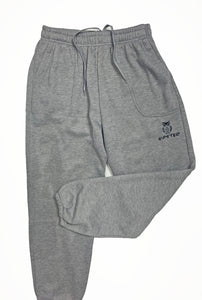 Sweatpants with the Hipster Logo - Gray