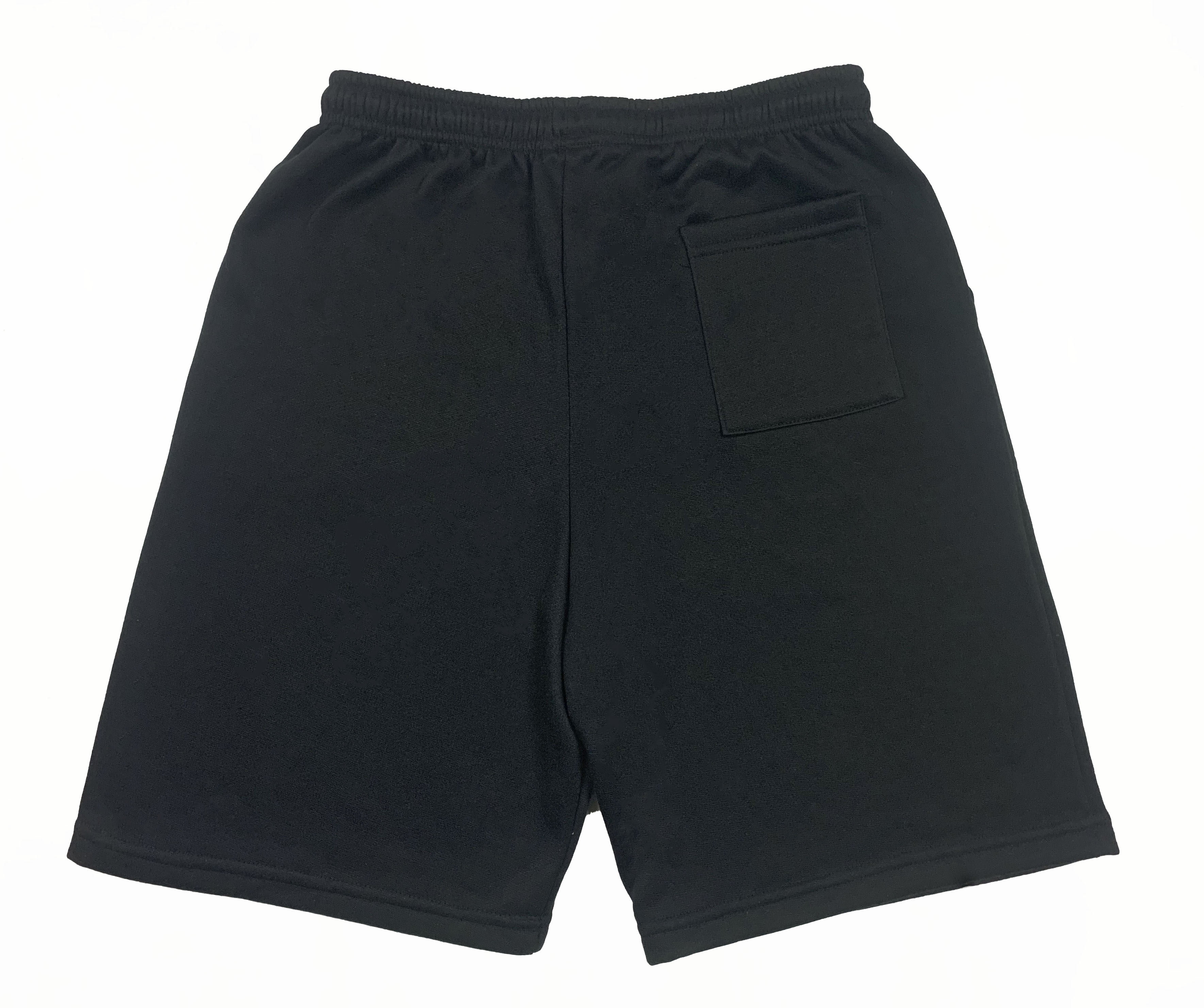 Jogger Shorts with Hipster Wall To Wall Logo - Black
