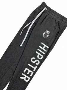 Sweatpants with the Hipster logo & leg print